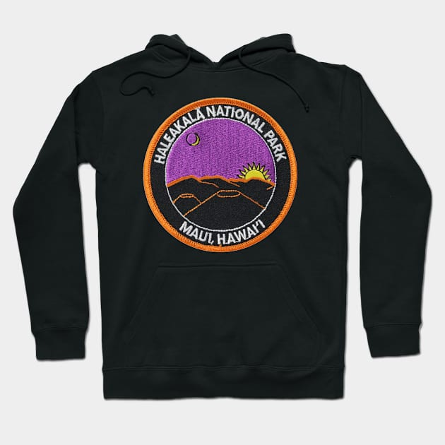 Haleakala National Park Patch Hoodie by HaleiwaNorthShoreSign